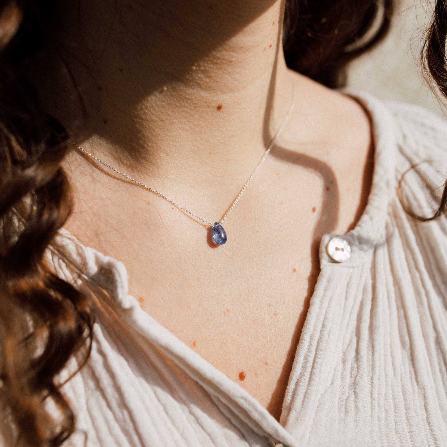 Mizu - Collana in argento 925 con Tanzanite