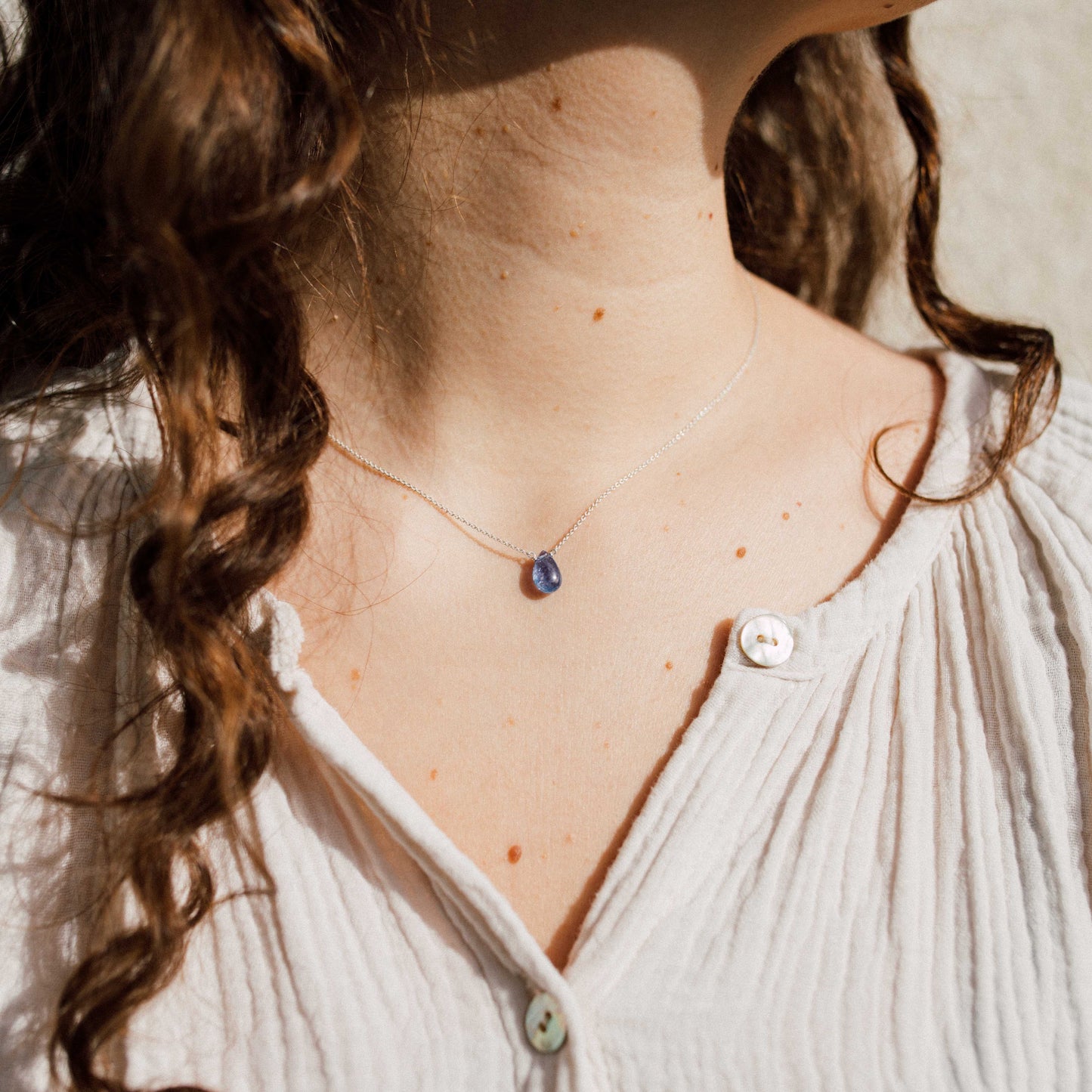 Mizu - Collana in argento 925 con Tanzanite